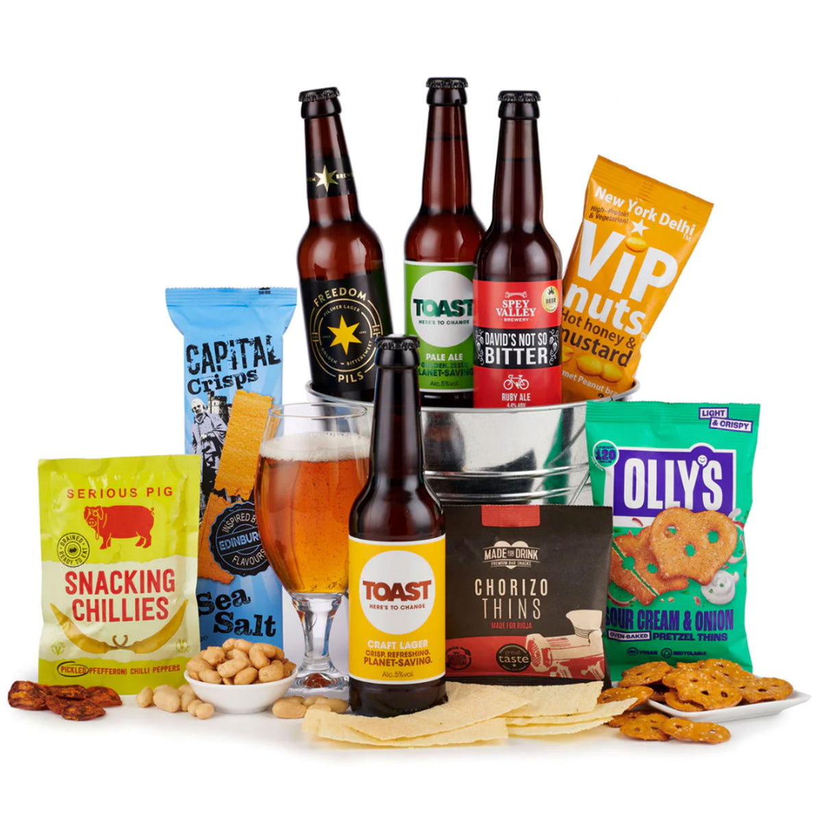 The Pub in a Bucket | Ultimate Craft Beer & Gourmet Snacks Hamper Gift ...