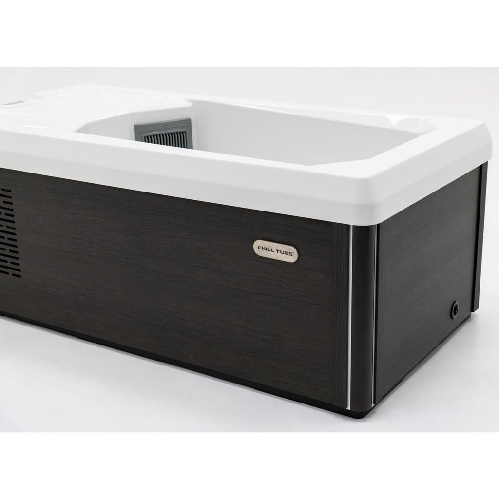 Side view of the Chill Tubs Pro showcasing sleek design and advanced features.