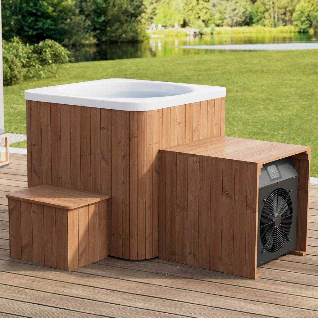 KC Cryo Cube with Thermowood Exterior – Durable & Stylish Ice Bath