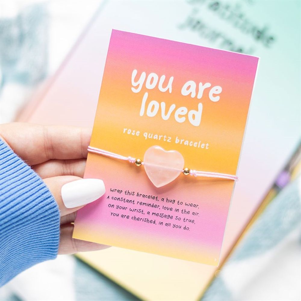 Pink and Orange | Bracelet Card | "You are so Loved"